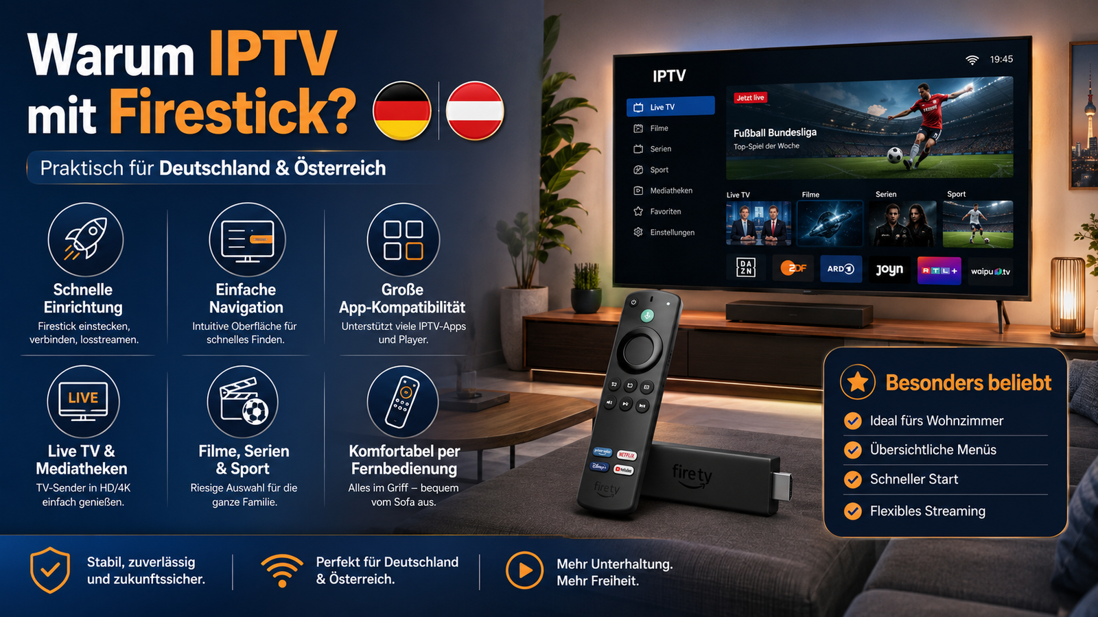 IPTV ohne Buffering einrichten mit Router und LAN Verbindung