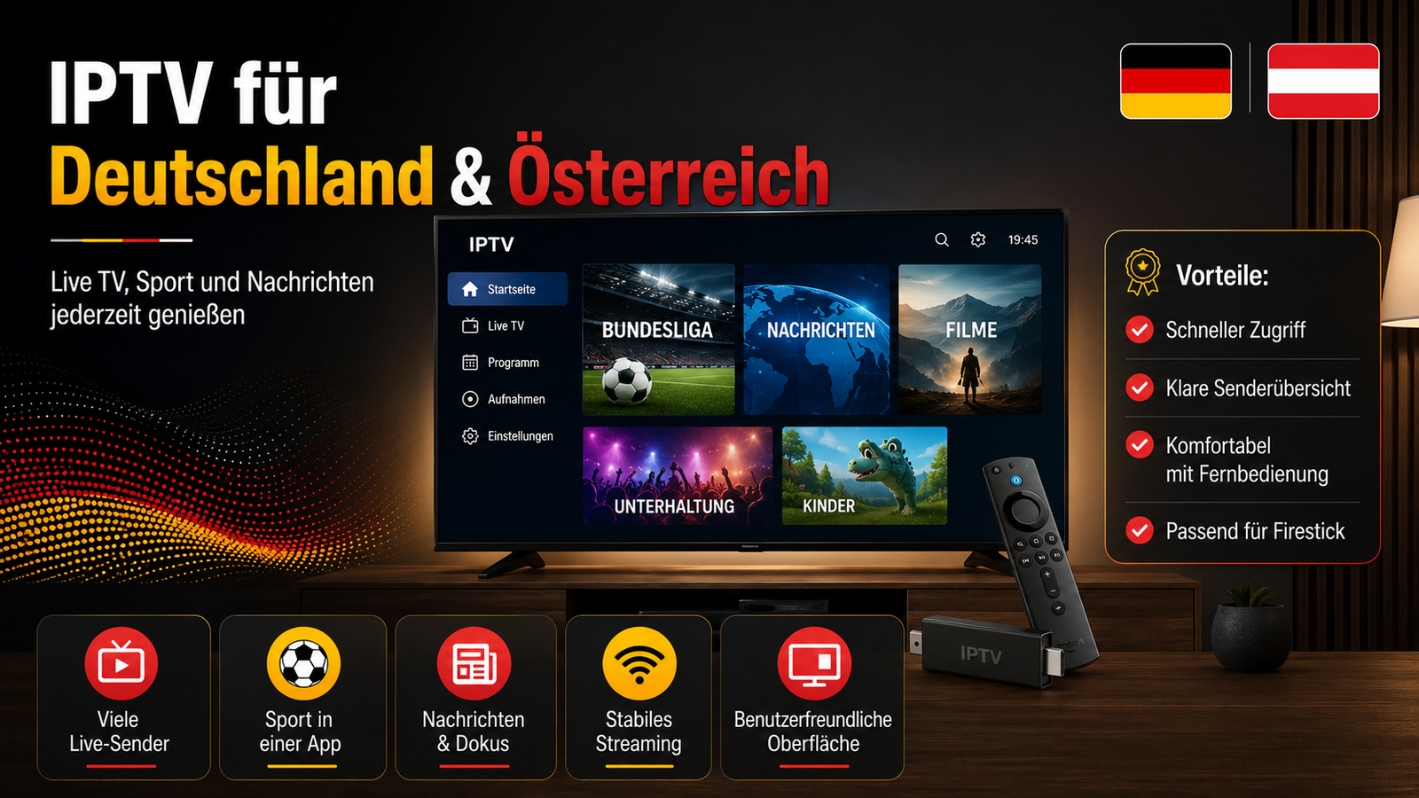IPTV Fire TV Stick Anleitung fuer schnelle Einrichtung